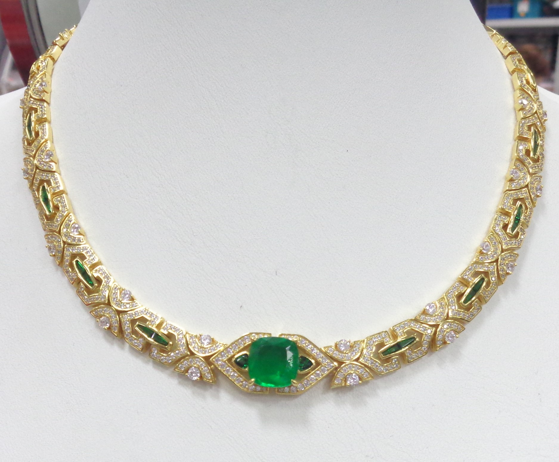 10729-000034 Колье (Ag 925)